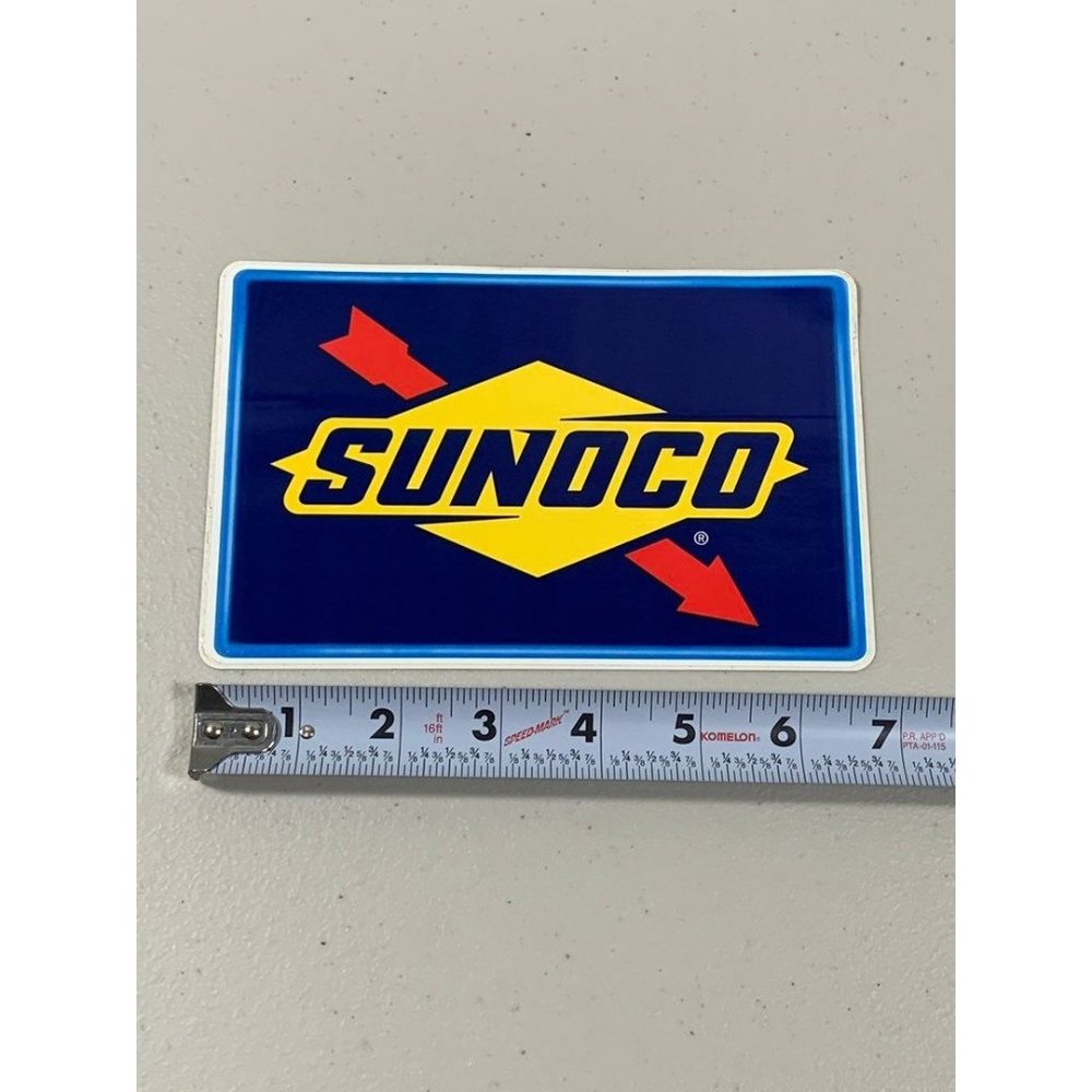 Rare Original Vintage Sunoco Racing Decal Sticker Nascar